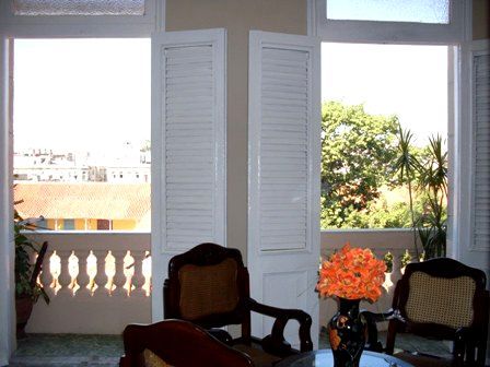 'Living room' Casas particulares are an alternative to hotels in Cuba.